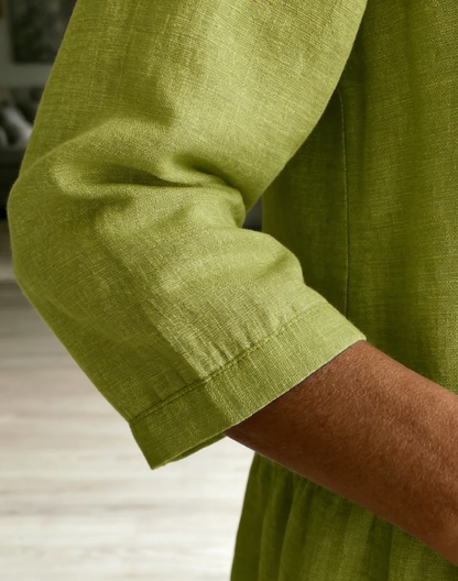 Casual Patchwork Openwork Webbing Linen And Cotton Shirt(Buy 2 Free Shipping)