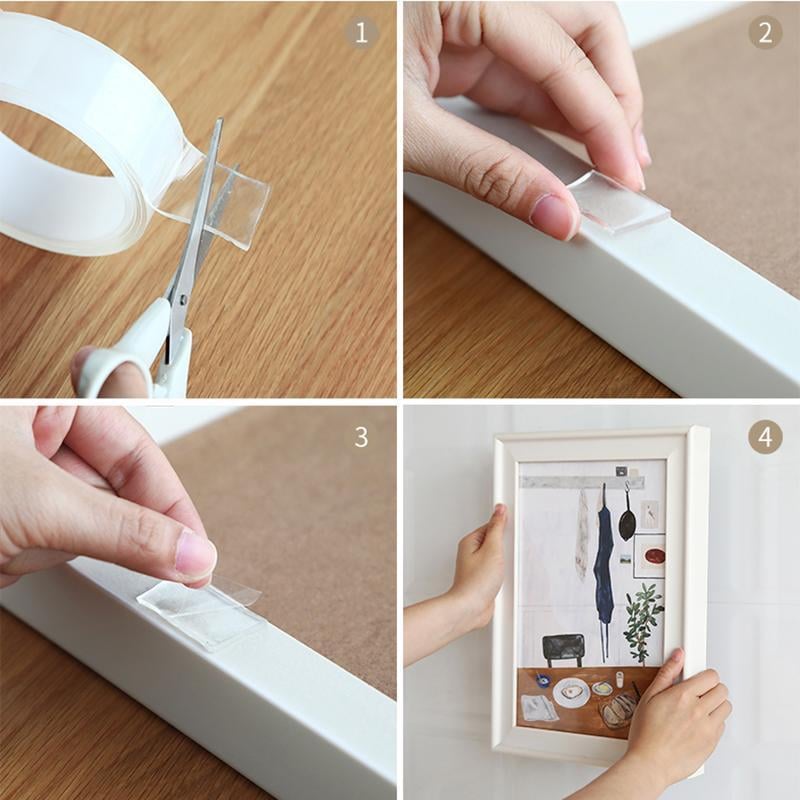 ✨Transparent magic nano tape double-sided adhesive seamless glue