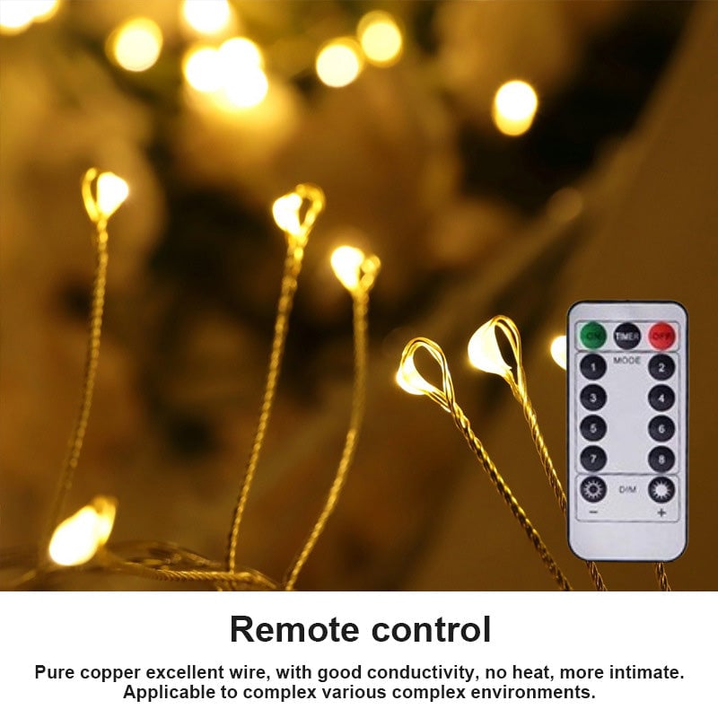 ✨Early Christmas Promotion🎁-Copper Wire Firecracker Light String