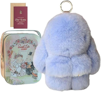 🔥Hot Sale 49% Off🔥-Handmade Soft Charms Bunny Keychain🐰
