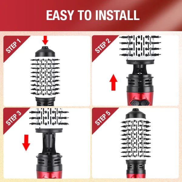 🎉Hot Sale 49% OFF🎁3-in-1 hot air styling tool and rotating hair dryer