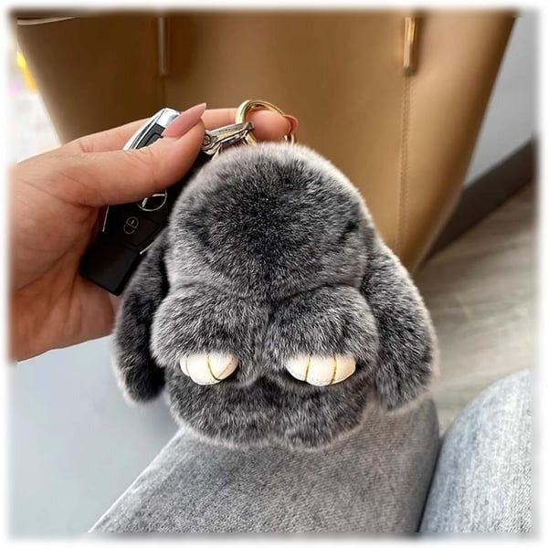 🔥Hot Sale 49% Off🔥-Handmade Soft Charms Bunny Keychain🐰