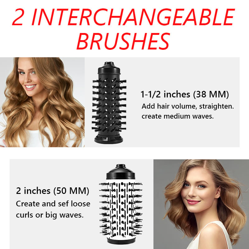 🎉Hot Sale 49% OFF🎁3-in-1 hot air styling tool and rotating hair dryer