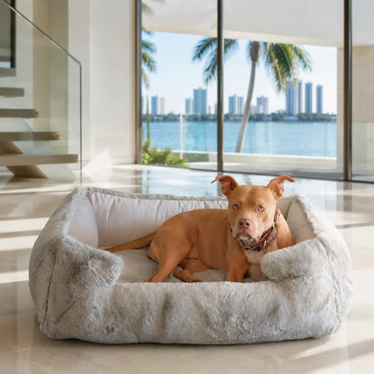 Ruby Puff® Ortho Lounger Companion-Pedic® Luxury Dog Bed