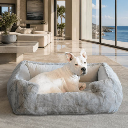 Ruby Puff® Ortho Lounger Companion-Pedic® Luxury Dog Bed